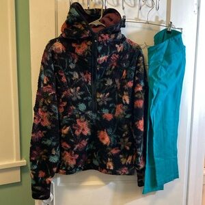 prAna Polar Escape Half Zip Jacket/ Leggings